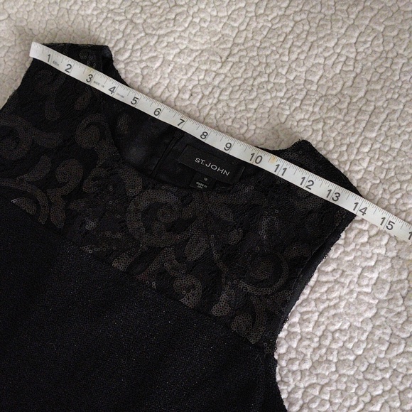 St John Dress Size 10 Black - Picture 8 of 16